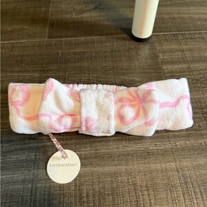 LoveShackFancy Pink and White Headband